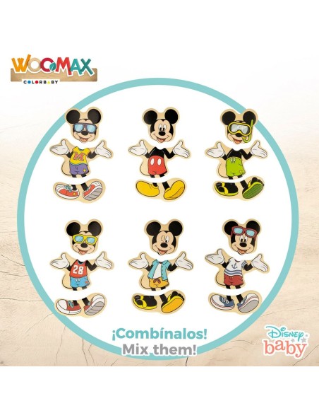 Child's Wooden Puzzle Disney + 2 Years (12 Units)
