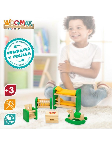 Doll's house bedroom Woomax (6 Units)