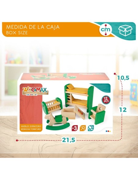Doll's house bedroom Woomax (6 Units)