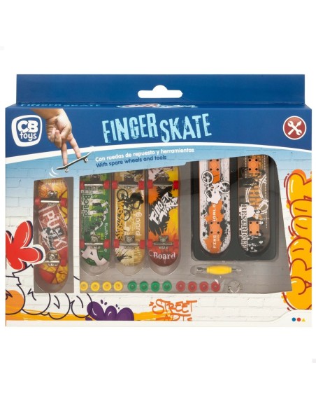 Finger skateboard Colorbaby (12 Units)