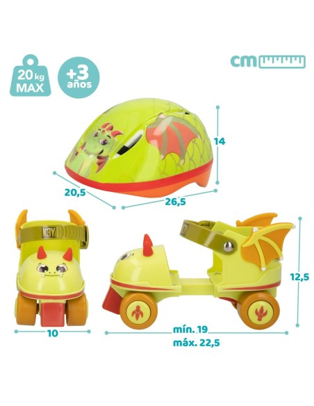 Skates Pat Avenue Dragon Helmet 24-30 (4 Units)