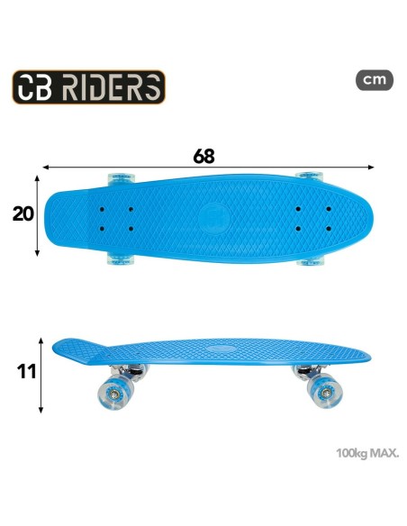 Skateboard Colorbaby Blue (2 Units)