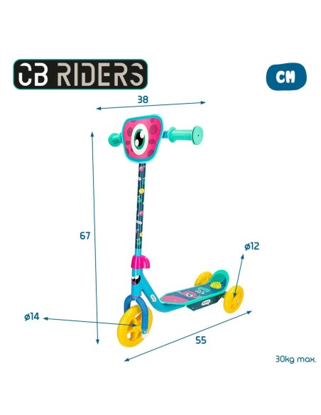 Scooter Colorbaby Monster (4 Units)
