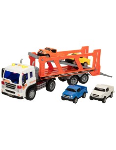 Truck Carrier and Friction Cars Speed & Go 37,5 x 12,5 x 10 cm (2 Units) 2