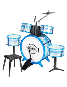 Drums Bontempi Blue Plastic 85 x 68 x 65 cm (9 Pieces) (2 Units) 2