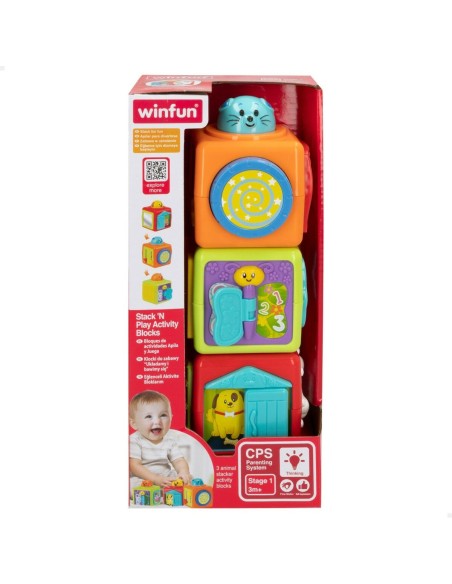 Skill Game for Babies Winfun 3 Pieces 8 x 24,5 x 8 cm (6 Units)
