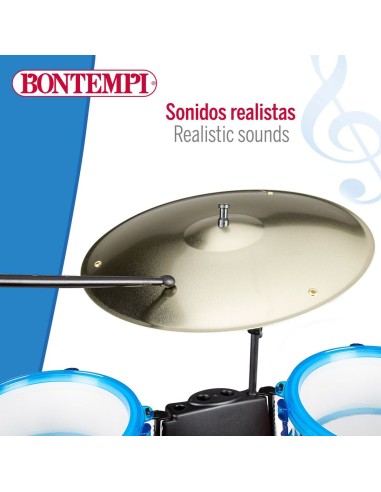 Drums Bontempi Blue Plastic 85 x 68 x 65 cm (9 Pieces) (2 Units)