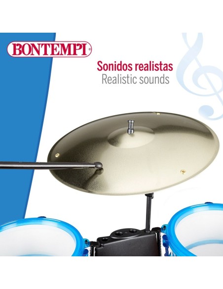 Drums Bontempi Blue Plastic 85 x 68 x 65 cm (9 Pieces) (2 Units)