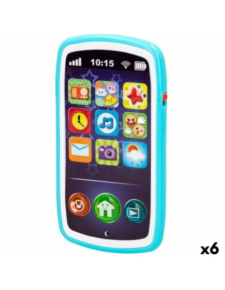 Toy telephone Winfun 7,5 x 14 x 2 cm (6 Units)