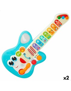 Baby Guitar Winfun Blue 17 x 38 x 5 cm (2 Units)