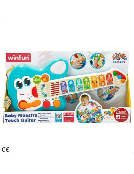 Baby Guitar Winfun Blue 17 x 38 x 5 cm (2 Units)
