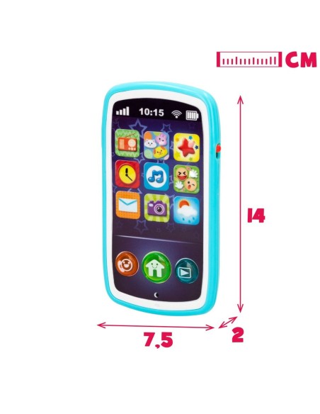 Toy telephone Winfun 7,5 x 14 x 2 cm (6 Units)