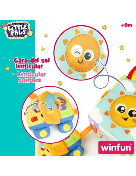Cot Mobile Winfun Cloth Plastic 11,5 x 11,5 x 11,5 cm (6 Units)