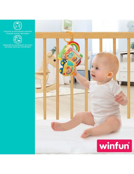 Cot Mobile Winfun Cloth Plastic 11,5 x 11,5 x 11,5 cm (6 Units)
