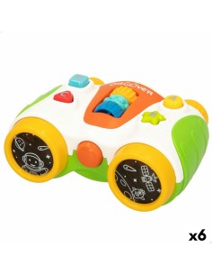 Interactive Toy for Babies Colorbaby Binoculars 13,5 x 6 x 10,5 cm (6 Units)