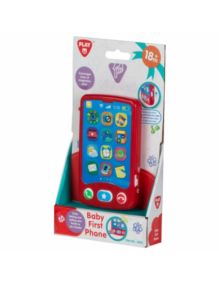 Toy telephone PlayGo Red 6,8 x 11,5 x 1,5 cm (6 Units)