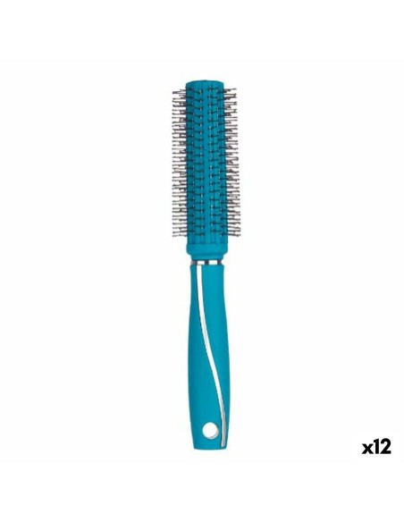 Round Brush Berilo 353 Green Silicone Plastic (12 Units)