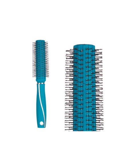 Round Brush Berilo 353 Green Silicone Plastic (12 Units)