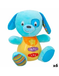 Soft toy with sounds Winfun Dog 15,5 x 16,5 x 11,5 cm (6 Units)