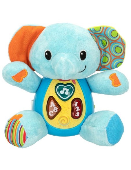 Soft toy with sounds Winfun Elephant 17 x 17,5 x 10 cm (6 Units)