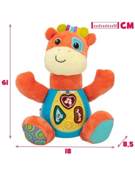 Soft toy with sounds Winfun Giraffe 18 x 19 x 8,5 cm (6 Units)