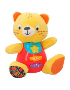 Soft toy with sounds Winfun Cat 16 x 17,5 x 10,5 cm (6 Units) 2