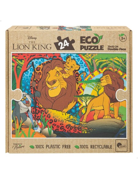 Child's Puzzle The Lion King Double-sided 24 Pieces 70 x 1,5 x 50 cm (12 Units)
