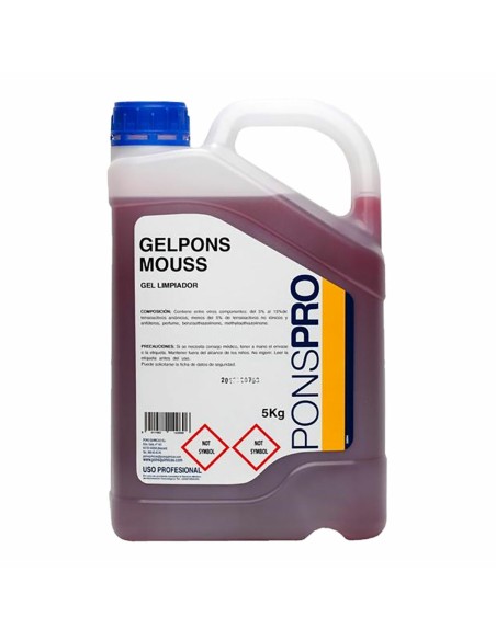 Hand Soap Ponspro Gelpons Mouss Pink 5 L