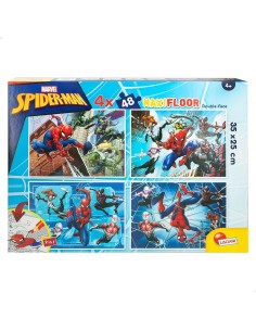 Child's Puzzle Spider-Man Double-sided 4-in-1 48 Pieces 35 x 1,5 x 25 cm (6 Units) 2
