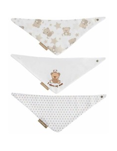Bib Set Bear 42 x 16 cm 3 Pieces 2