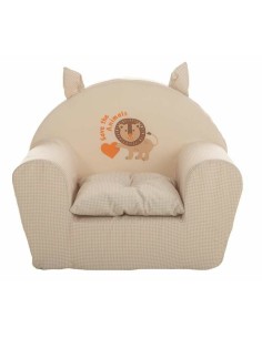 Child's Armchair Jungle 44 x 34 x 53 cm Beige