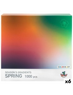 Puzzle Colorbaby Season's Gradients Spring 68 x 50 cm (6 Units)