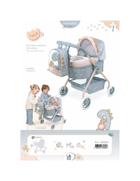 Doll Stroller Decuevas Coco 35 x 50 x 56 cm