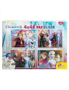 Child's Puzzle Frozen Double-sided 4-in-1 48 Pieces 35 x 1,5 x 25 cm (6 Units) 2