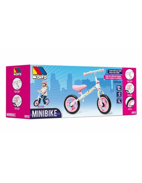 Children's Bike Moltó Pink Without pedals