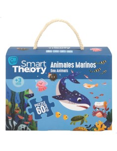 Child's Puzzle Colorbaby Sea Animals 60 Pieces 60 x 44 cm (6 Units) 2