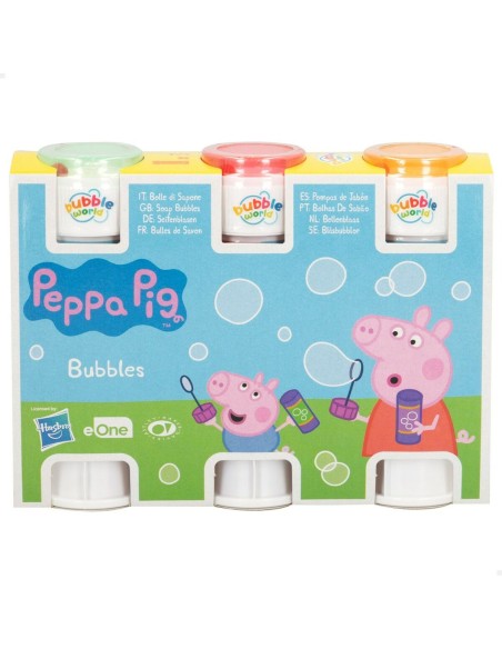Bubble blower set Peppa Pig 3 Pieces 60 ml (24 Units)