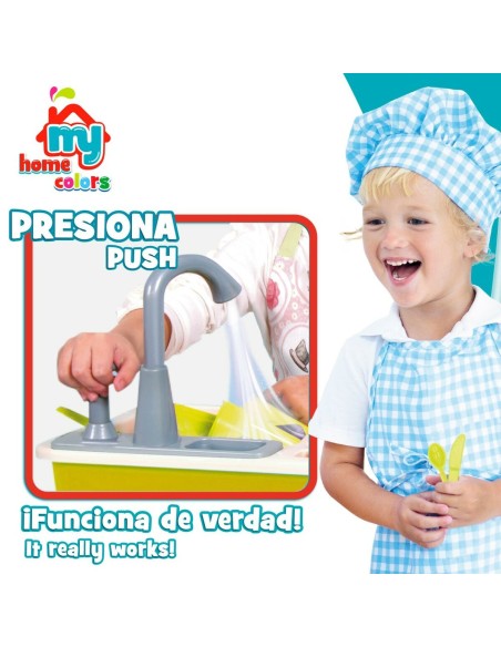 Toy kitchen Colorbaby 22 Pieces 42 x 29 x 28 cm Accessories Sink
