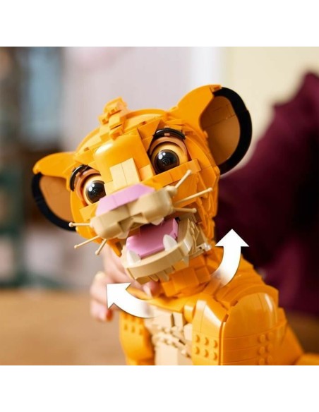 Construction set Lego Disney Classic 43247 Simba, the Young Lion King Multicolour 1445 Pieces