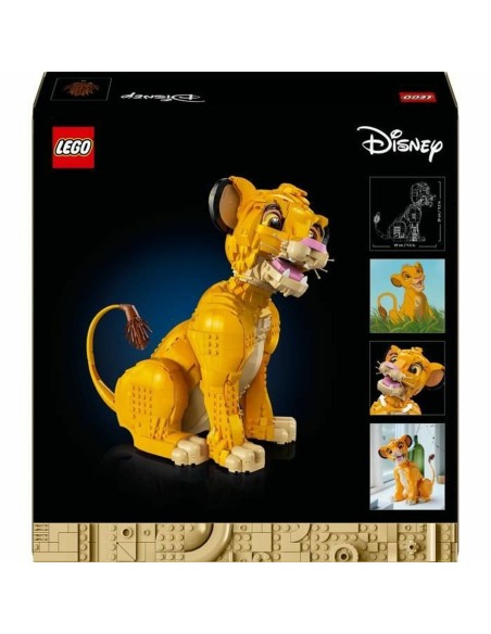 Construction set Lego Disney Classic 43247 Simba, the Young Lion King Multicolour 1445 Pieces