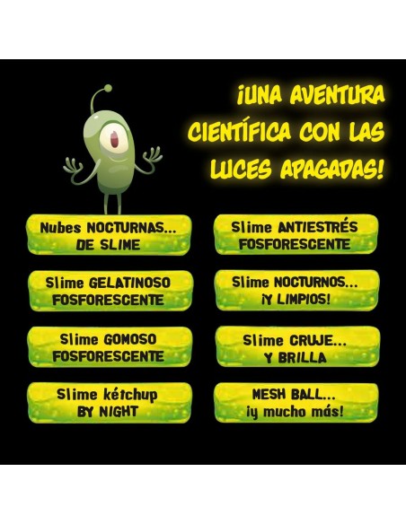 Science Game Lisciani Night Slime ES (6 Units)