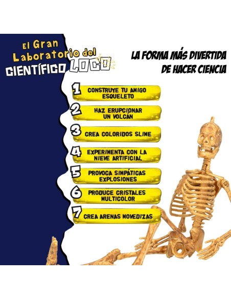 Science Game Lisciani El gran laboratorio del científico loco ES (4 Units)