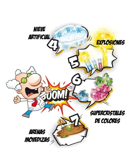 Science Game Lisciani El gran laboratorio del científico loco ES (4 Units)