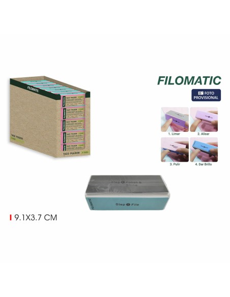 Nail file Filomatic Multifunction (24 Units)