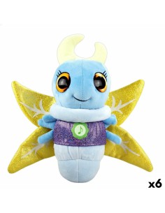 Fluffy toy Eolo Firefly Blue 33 x 27 x 13,5 cm (6 Units)