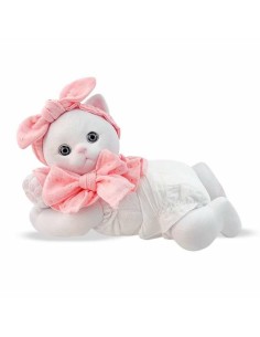 Fluffy toy Berjuan Anireal White Cat 35 cm