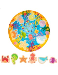 Child's Puzzle Lisciani Navy 13 Pieces 33 x 1 x 32 cm (6 Units) 2