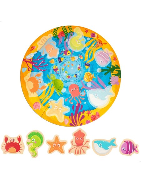 Child's Puzzle Lisciani Navy 13 Pieces 33 x 1 x 32 cm (6 Units)