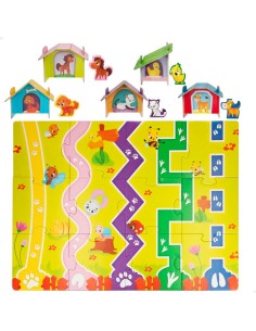 Child's Puzzle Lisciani Farm 27 Pieces 48 x 1 x 36 cm (6 Units) 2