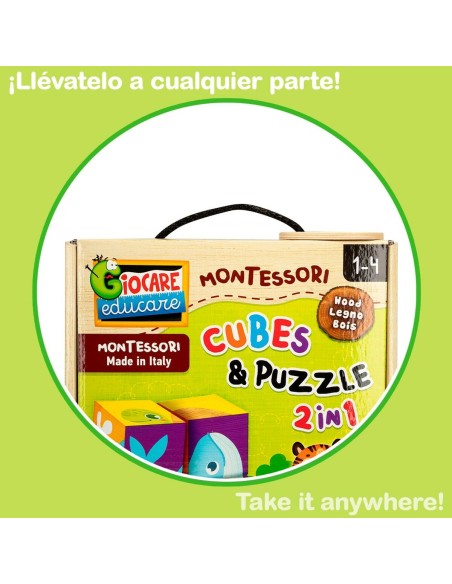 3D Puzzle Lisciani 4 Pieces 22 x 23 x 1 cm (6 Units) animals